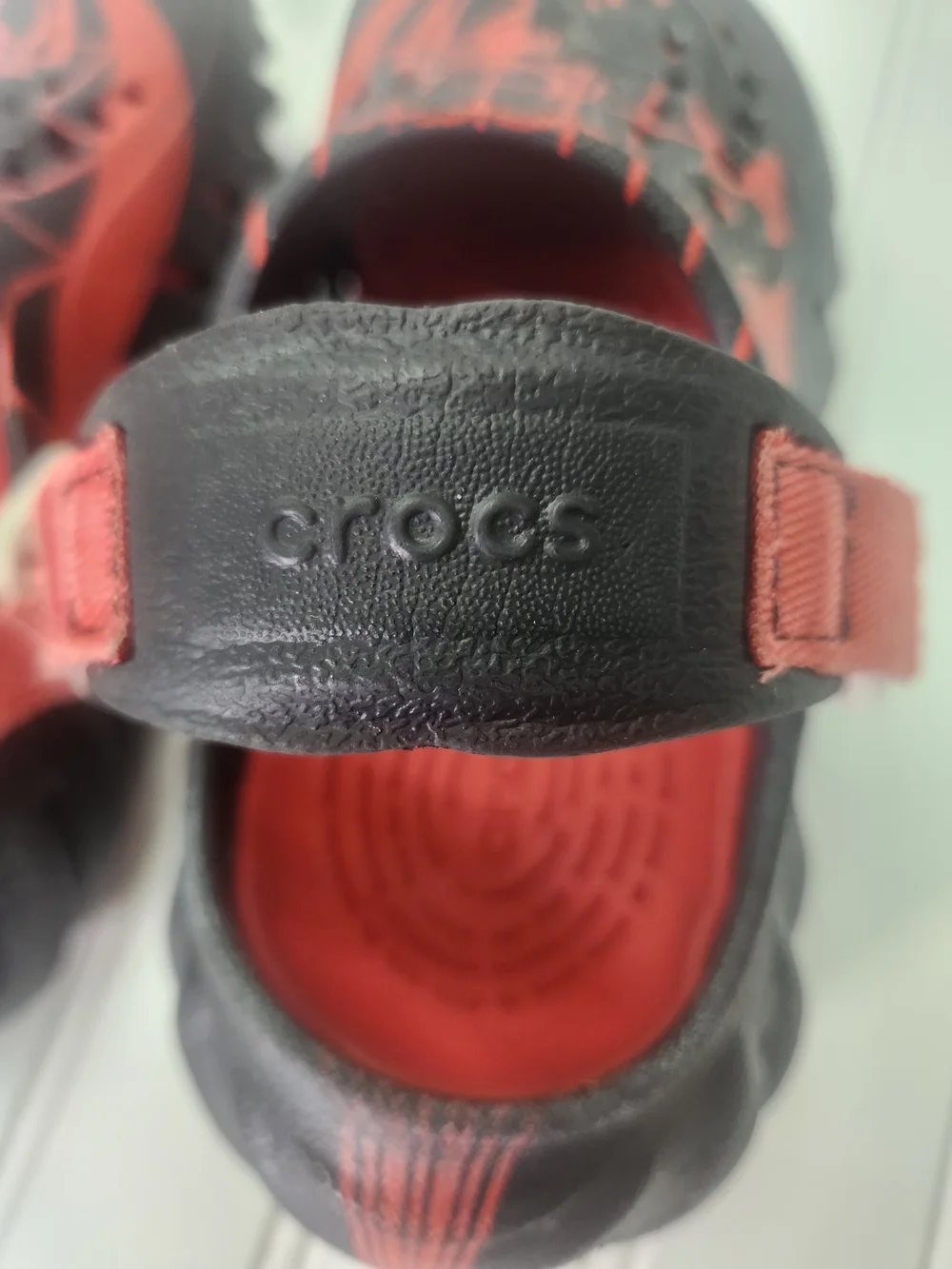 Kids Marvel x Crocs Echo Clogs Team Spider-Man Black Red Size J1